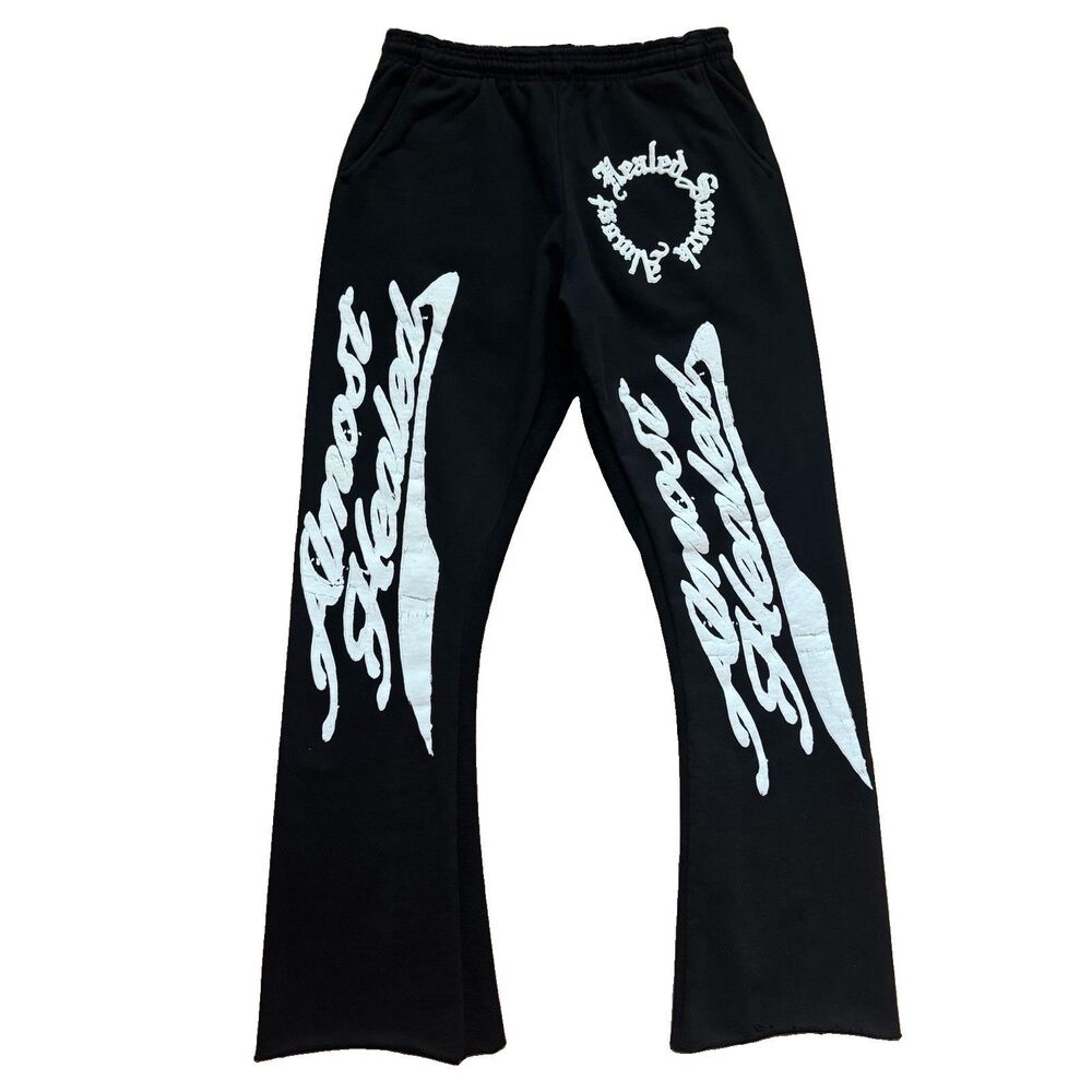 Lil Durk OTF Almost Healed Flared Sweatpants Size L Large Streetwear Merch Black